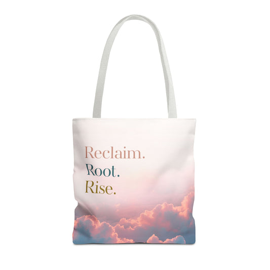 Personalized Nurse Tote Bag | Reclaim Root Rise Gift with Name & Credentials