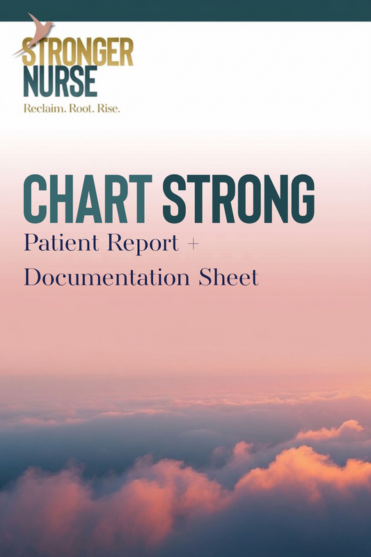Chart Strong Patient Report Sheet