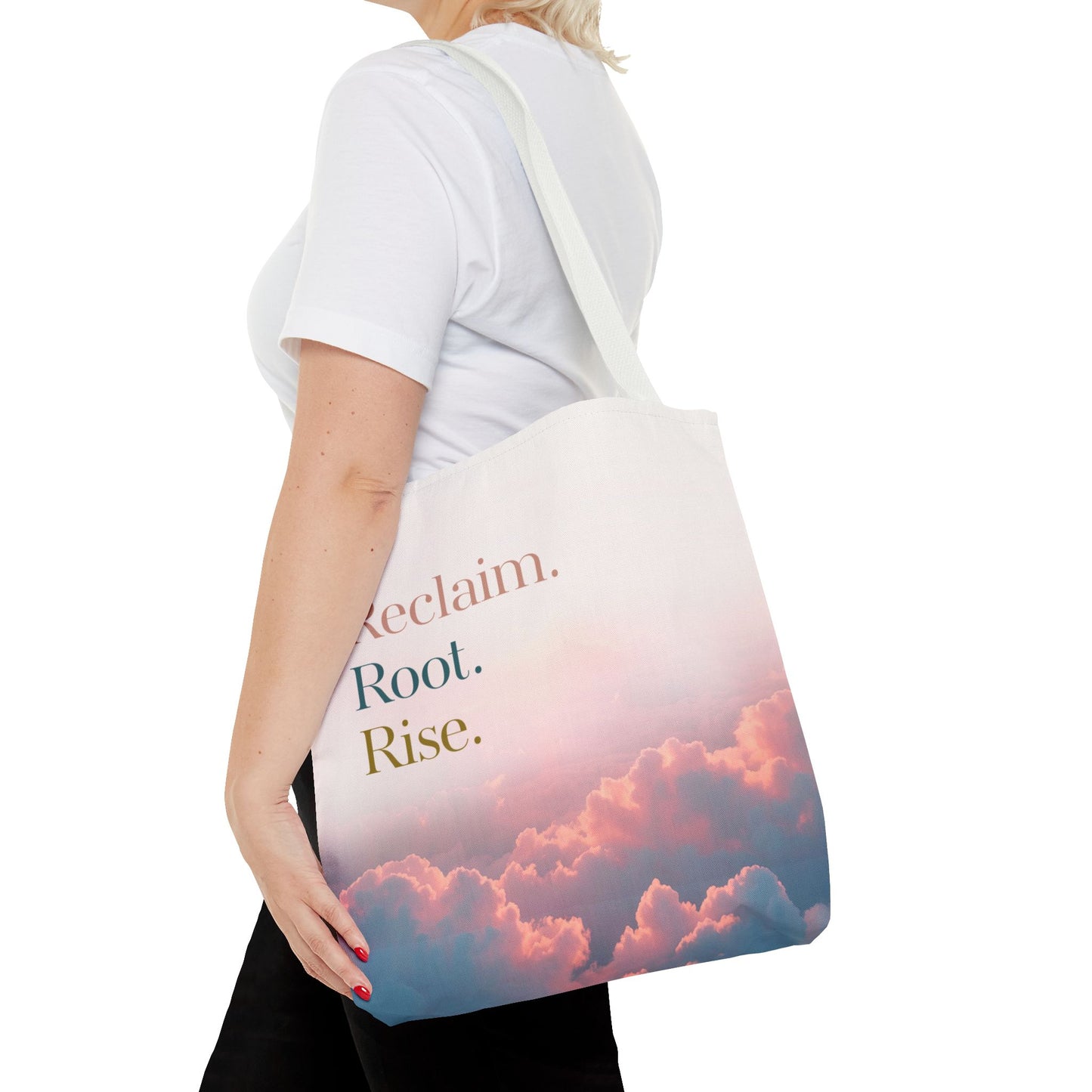 Personalized Nurse Tote Bag | Reclaim Root Rise Gift with Name & Credentials