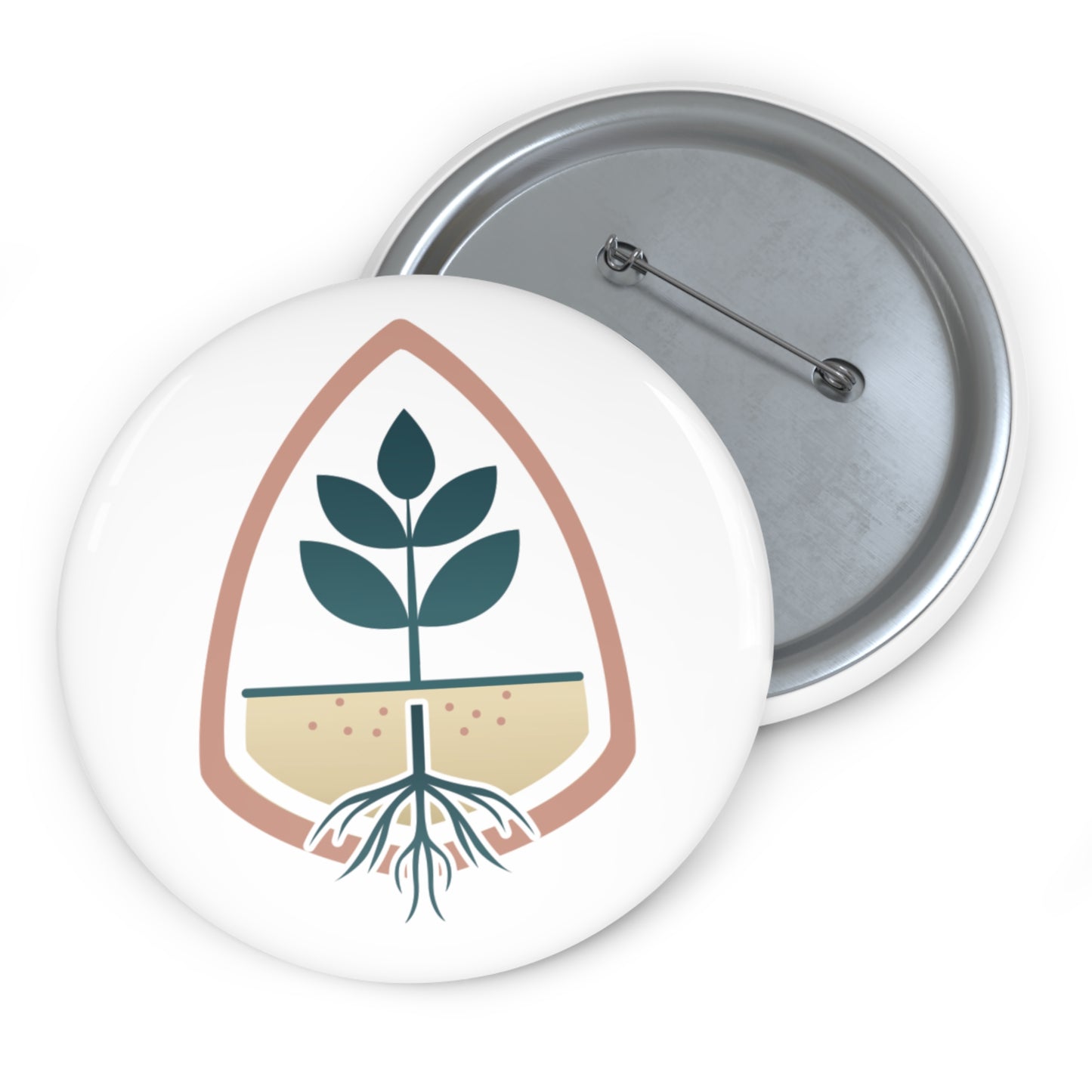 Nurse Pin Button 3 Inch | Reclaim Root Rise Badge Pin for Nurses & Students