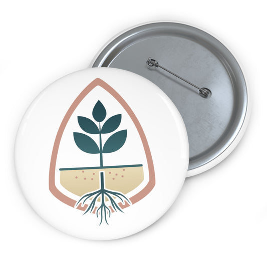 Nurse Pin Button 3 Inch | Reclaim Root Rise Badge Pin for Nurses & Students