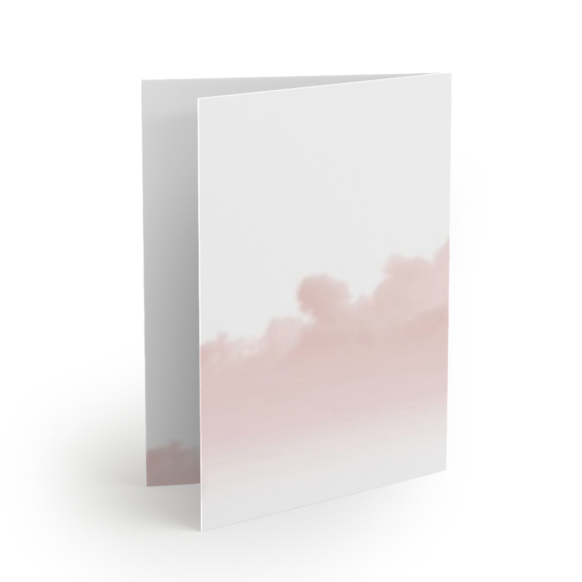 Nurse Greeting Cards — Reclaim Support card back in blush pink clouds