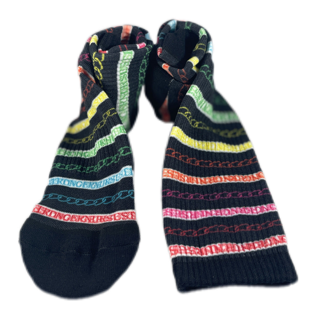 Designer-Inspired Striped Compression Socks for Nurses | Stronger Nurse Vault