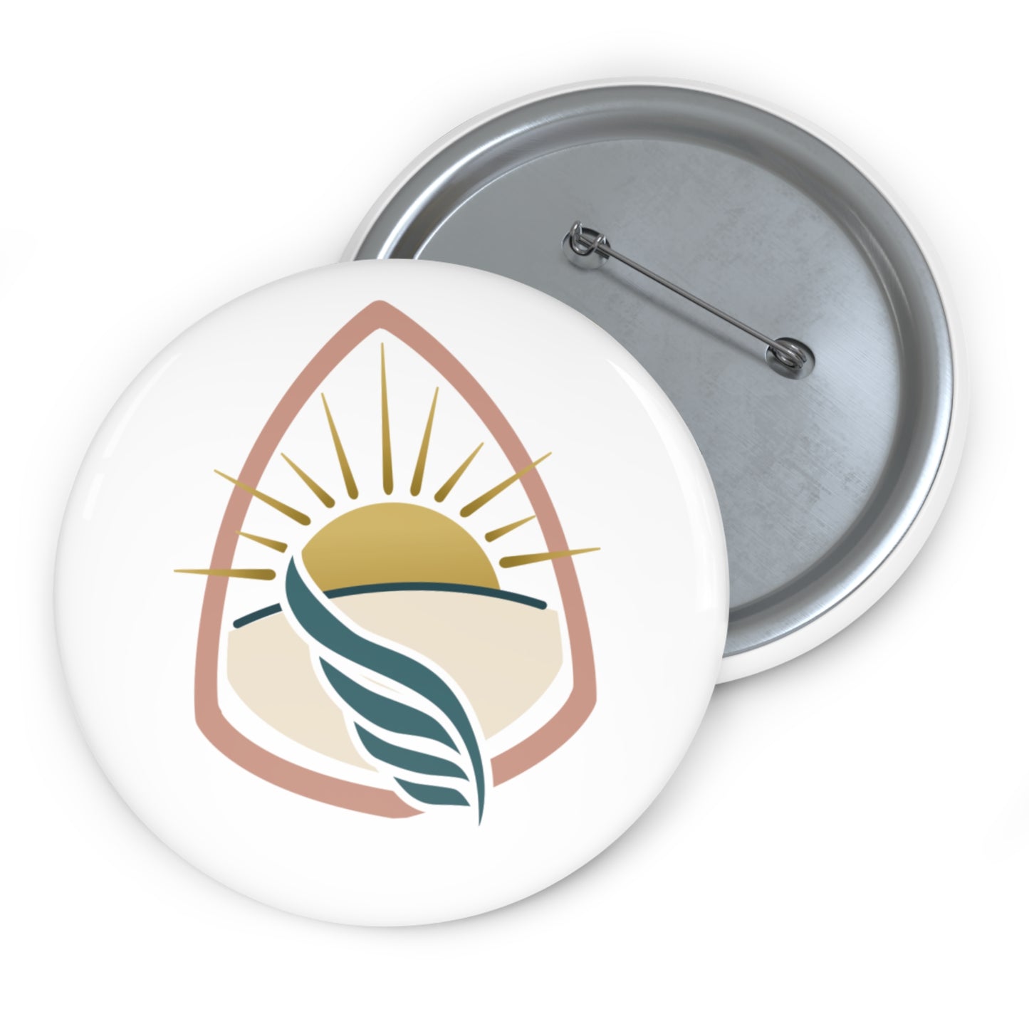 Nurse Pin Button 3 Inch | Reclaim Root Rise Badge Pin for Nurses & Students