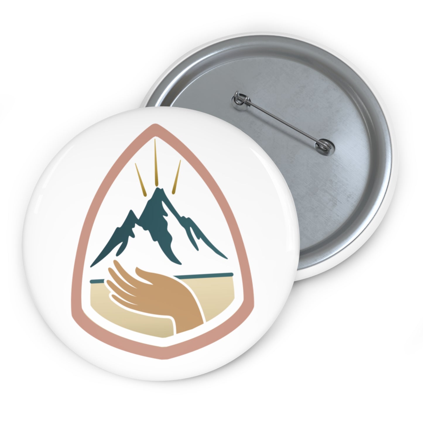 Nurse Pin Button 3 Inch | Reclaim Root Rise Badge Pin for Nurses & Students