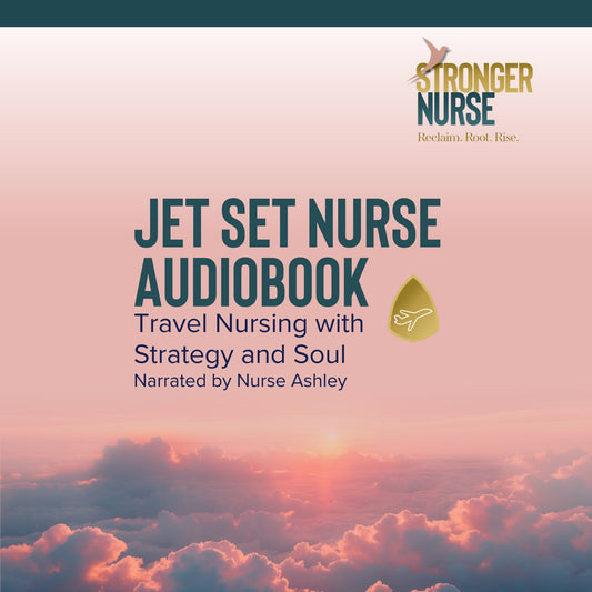 Jet Set Nurse Audiobook cover — narrated by Nurse Ashley